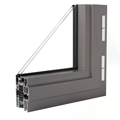 Profilés en aluminium de remplissage thermique et de pontage pour fenêtres et portes
