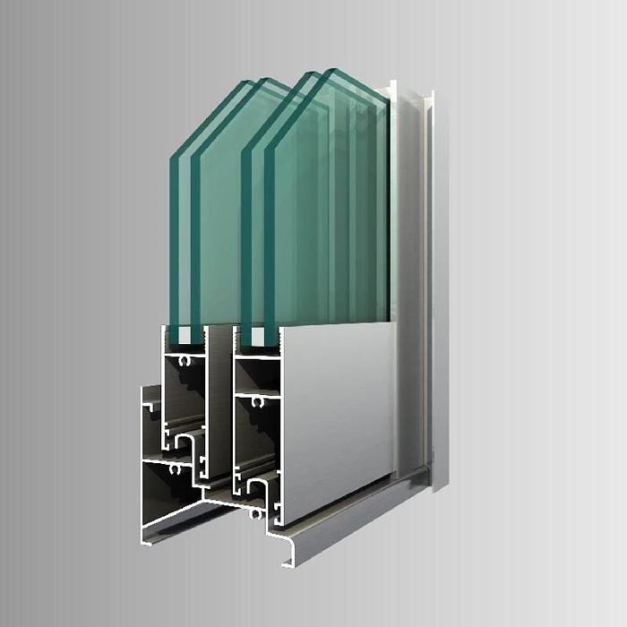 Profils de structure de fenêtre en aluminium
