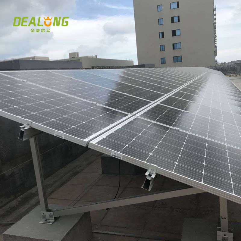 Supports de toit pour panneaux solaires pour solution d'inclinaison lestée