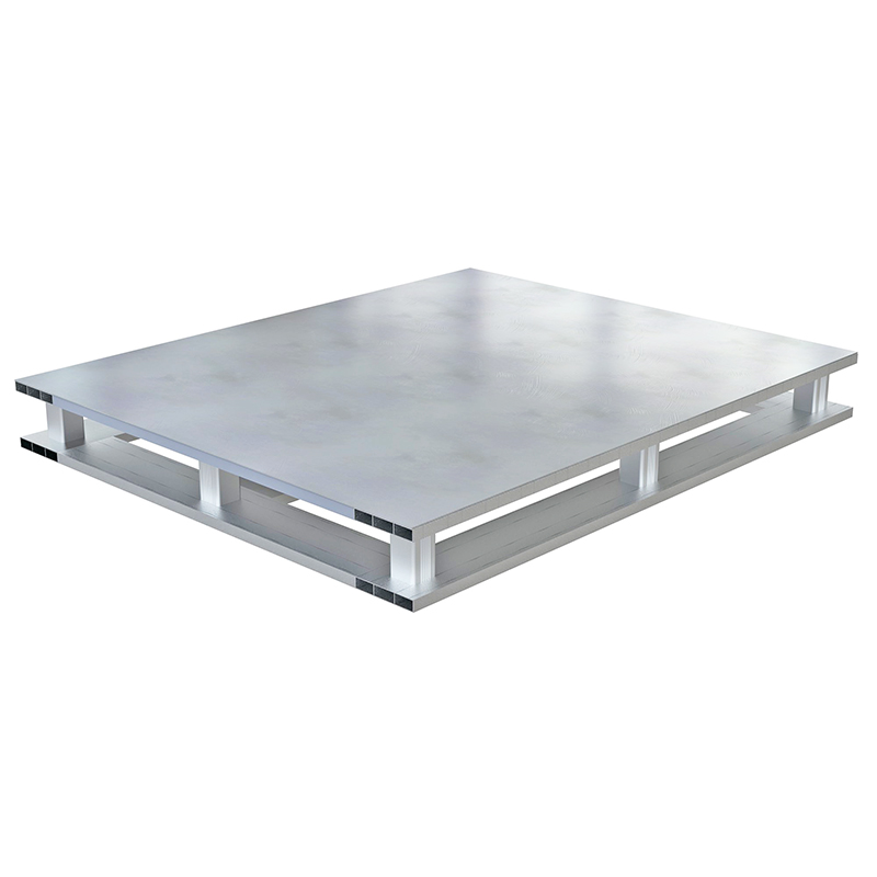Palette en aluminium robuste à 4 entrées Solid Deck
