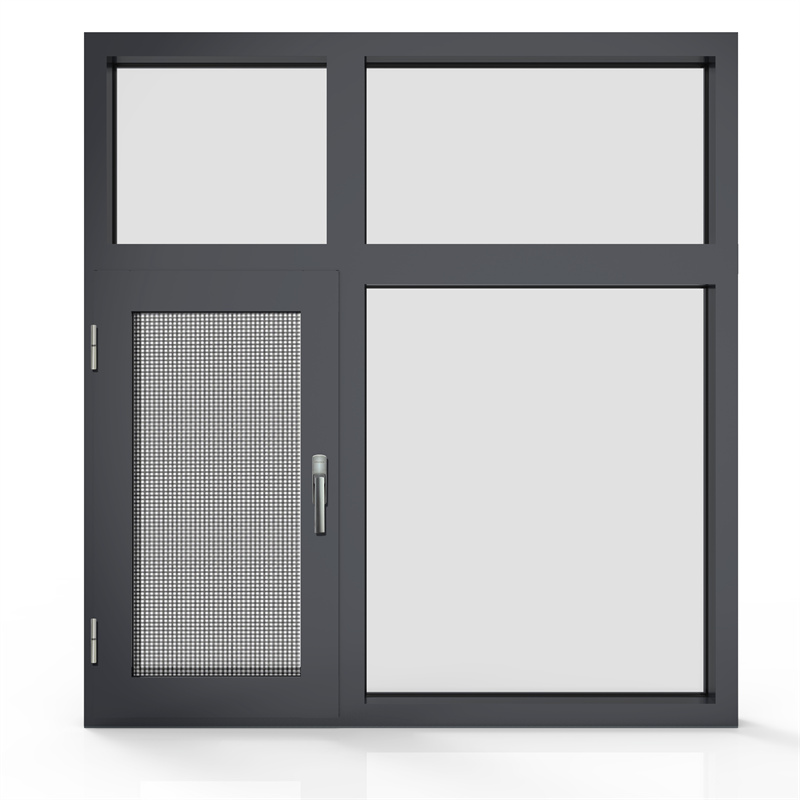 Niveau professionnel Hw100 Fenêtre à battant/auvent en aluminium avec moustiquaire en acier
