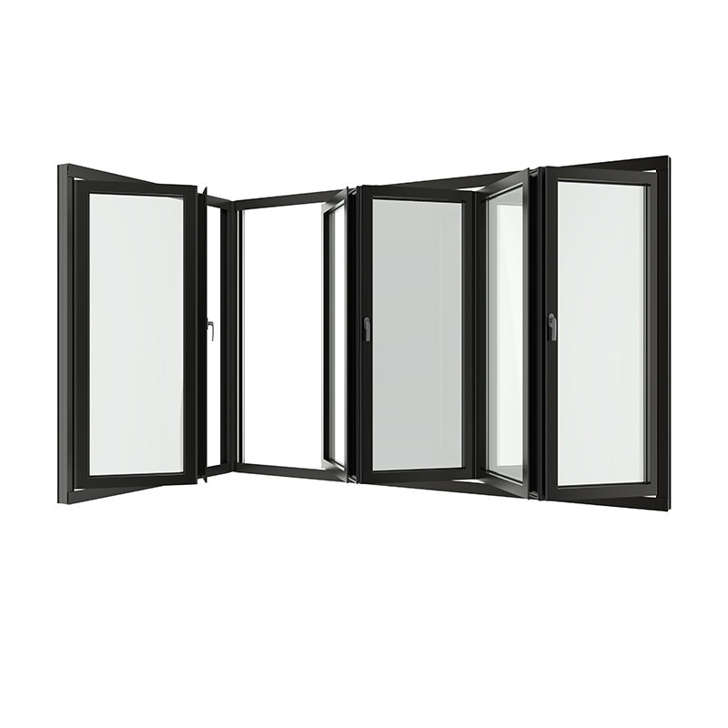 Fenêtre pliante en aluminium multi-fonctions au design moderne
