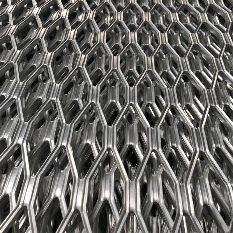 Maille en métal déployé en aluminium à revêtement en poudre architectural
