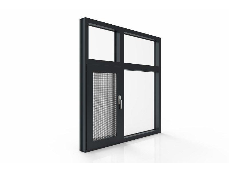 Niveau professionnel Hw49 Fenêtre à battant/auvent en aluminium avec moustiquaire en acier
