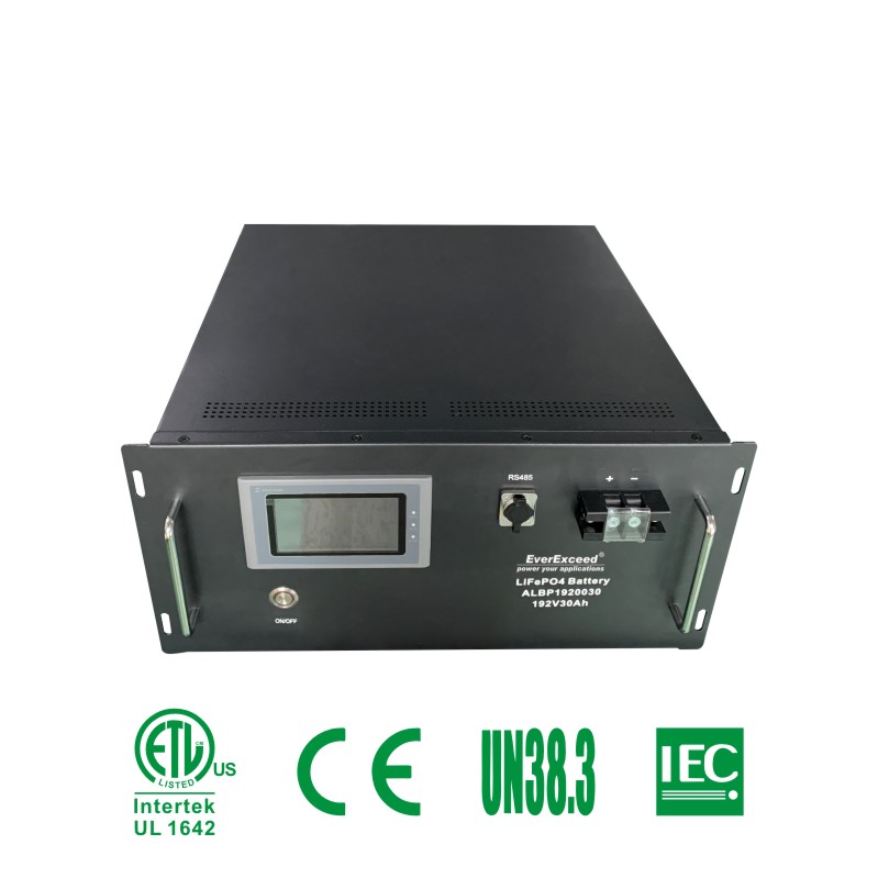 Homologation UL 192V30Ah UPS Solution au lithium
