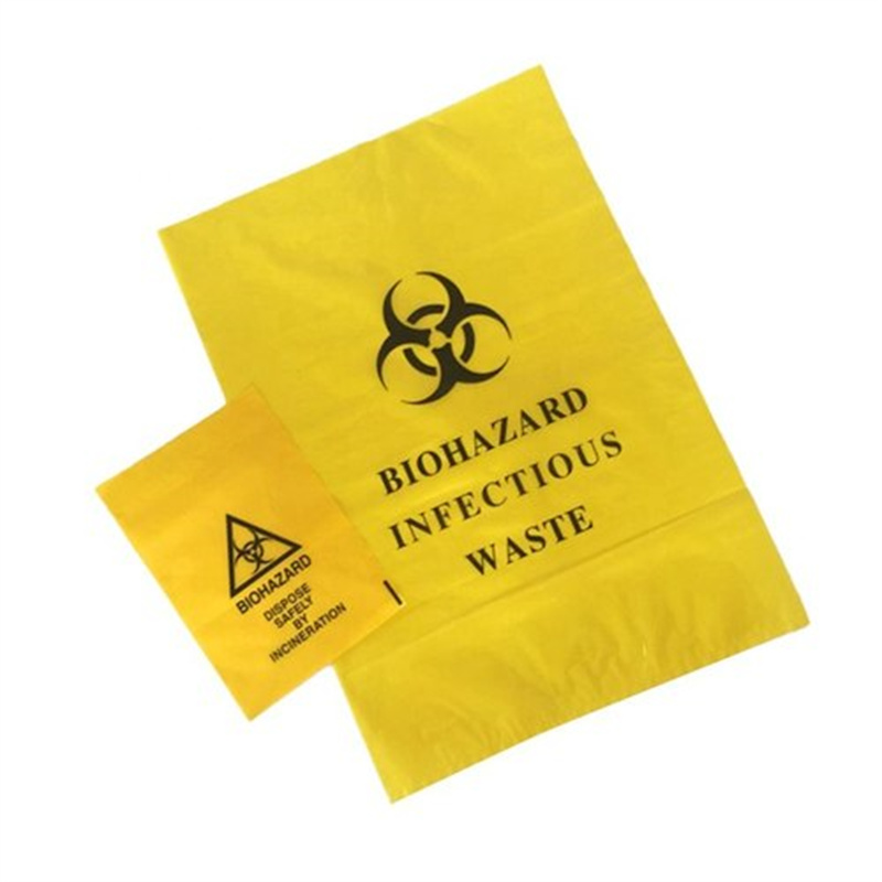 Sacs jaunes d'élimination des déchets médicaux à risque biologique

