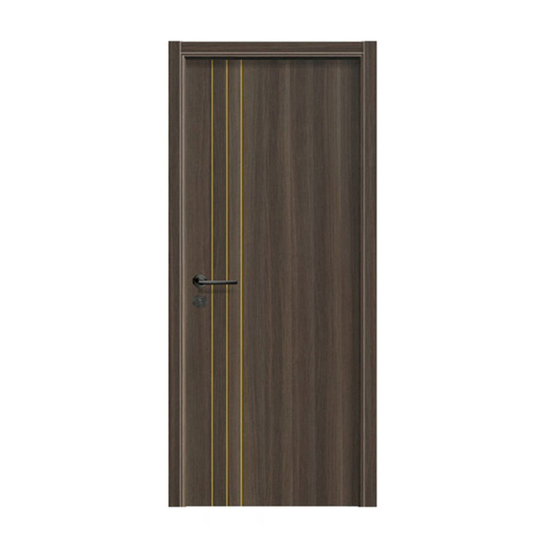 Porte en bois de teck d'étude de chambre à coucher insonorisée de porte en bois d'intérieur de vente chaude populaire
