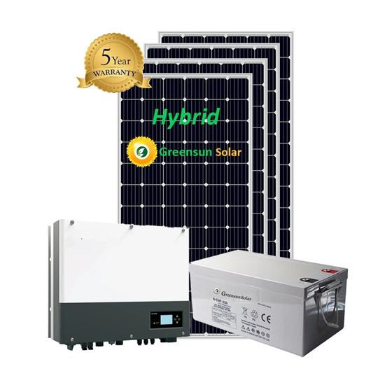 Systèmes hybrides de stockage d'énergie solaire 3kw 4kw 5kw 6kw pour système solaire domestique
