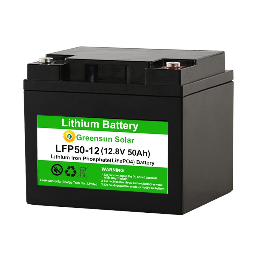 Batterie lithium fer phosphate 12v 50ah
