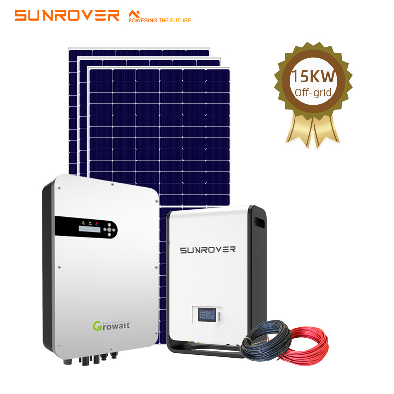 Système solaire hors réseau haute efficacité 15KW

