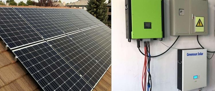 Système de mur d'alimentation solaire 10kw