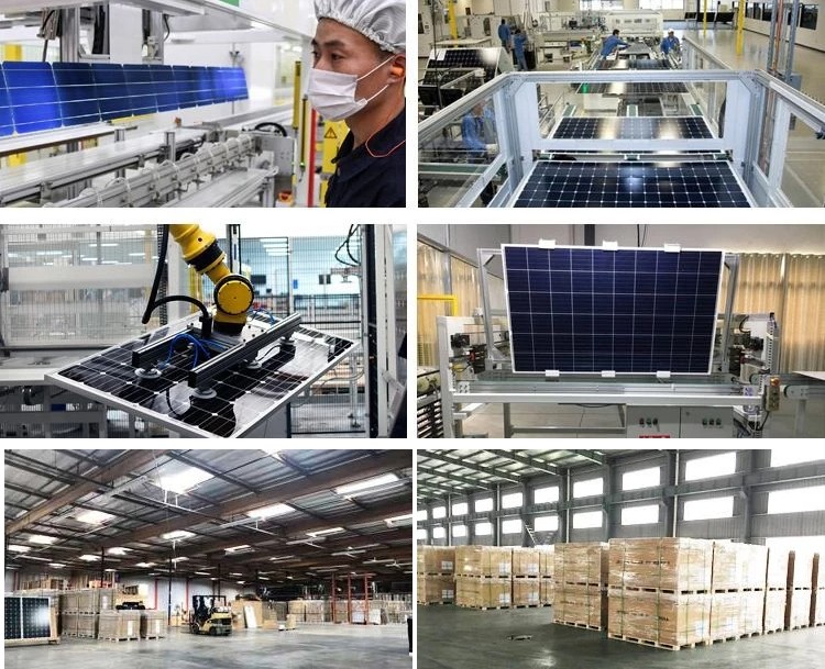 usine de panneaux solaires