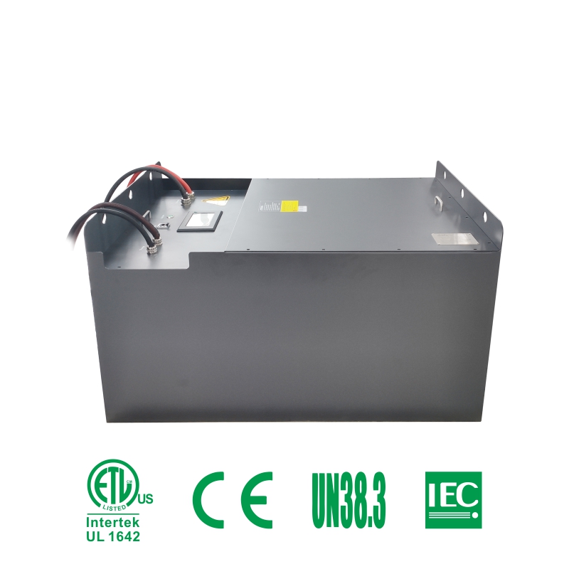 Batterie au lithium de chariot élévateur d'approbation d'UL
