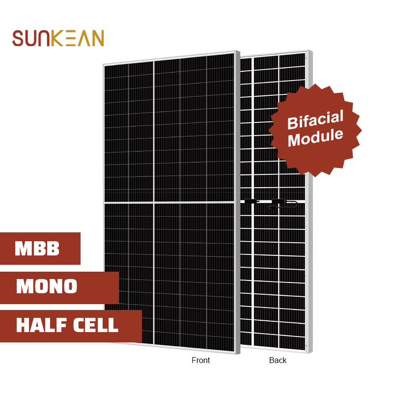 Panneau solaire bifacial mono de 210 mm de taille de cellule 555 W 110 cellules
