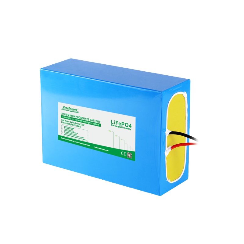 Batteries LiFePO4 d'approbation UL 12V 30Ah pour le réverbère solaire
