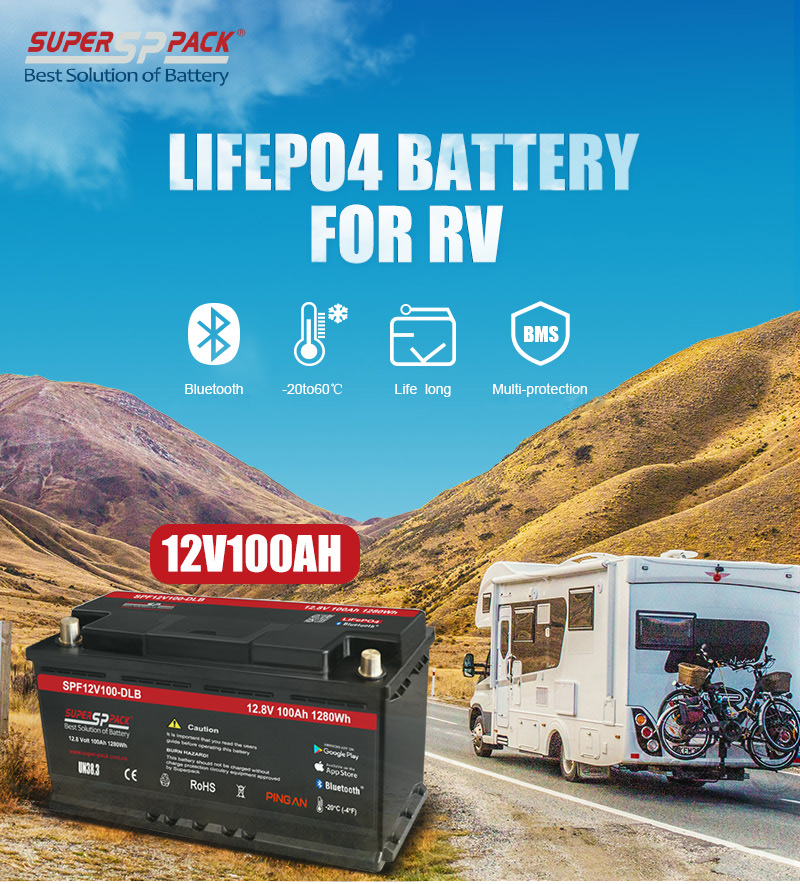 Batterie de camping-car au lithium Superpack 12 volts