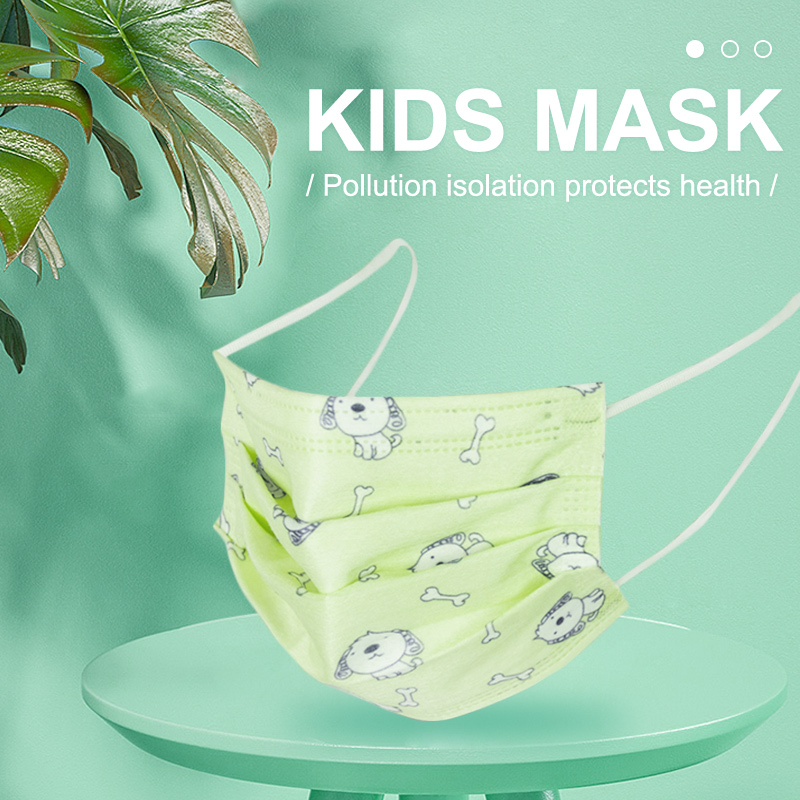 
      Masque facial non tissé 3 plis personnalisé pour enfants
     </font></font>