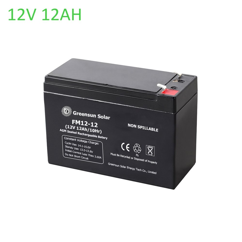 Batterie plomb-acide scellée 12v 12ah AGM