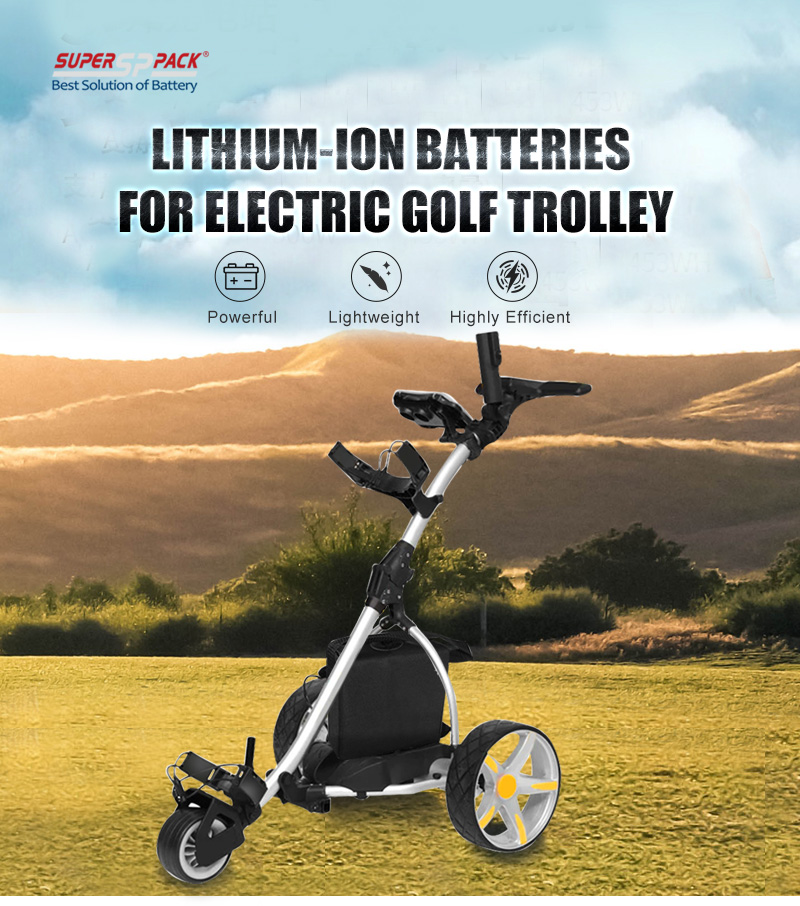 Batteries lithium-ion 12V pour chariot de golf électrique