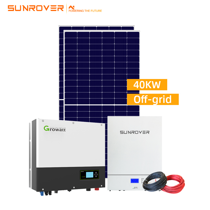 Système solaire tout-en-un 40KW hors réseau personnalisé

