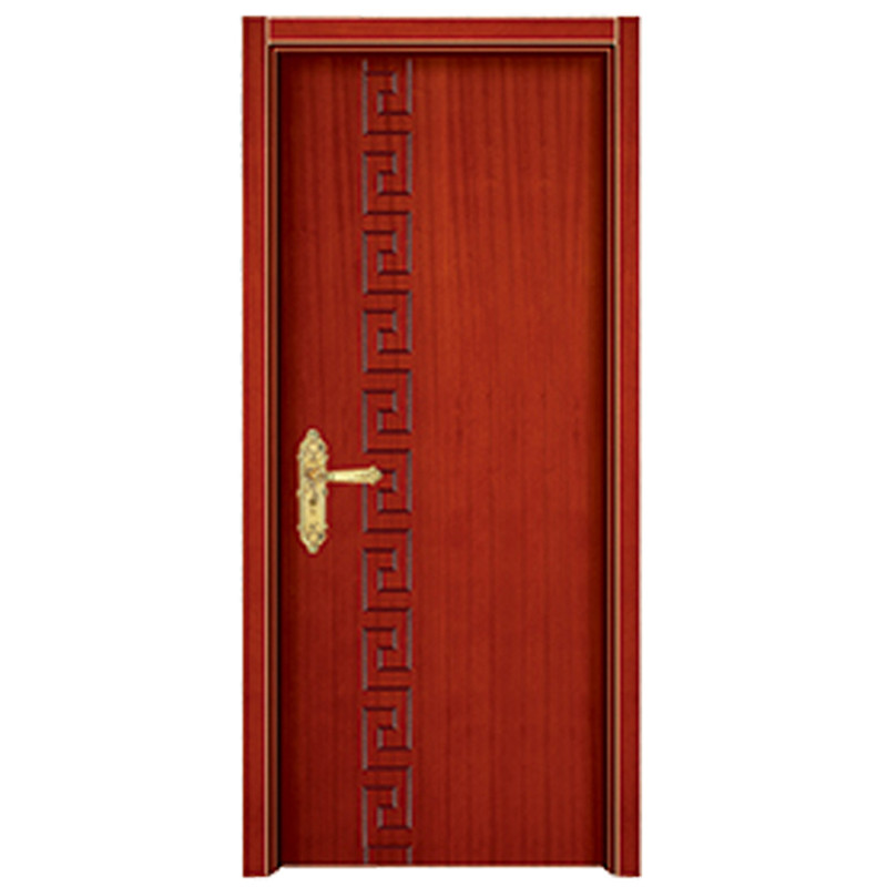 Entrée intérieure de haute qualité porte principale en bois naturel porte de chambre à coucher porte en bois massif sculptée
