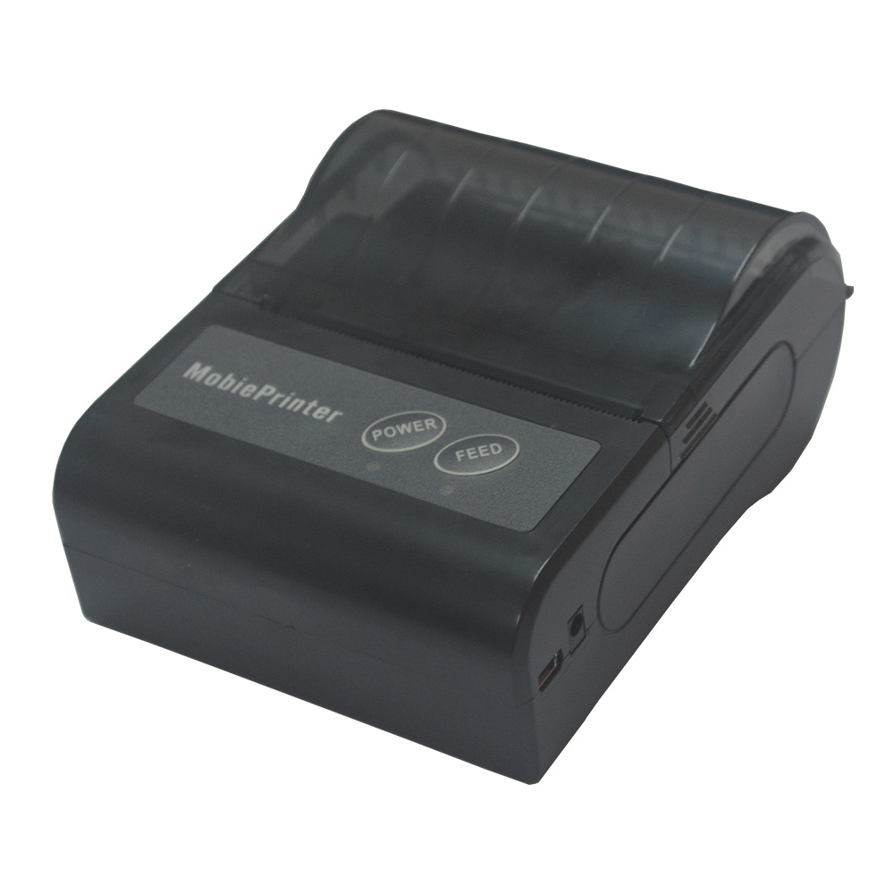 Imprimante thermique matricielle mobile Bluetooth 3 pouces 80 mm avec vitesse de 120 mm/s
