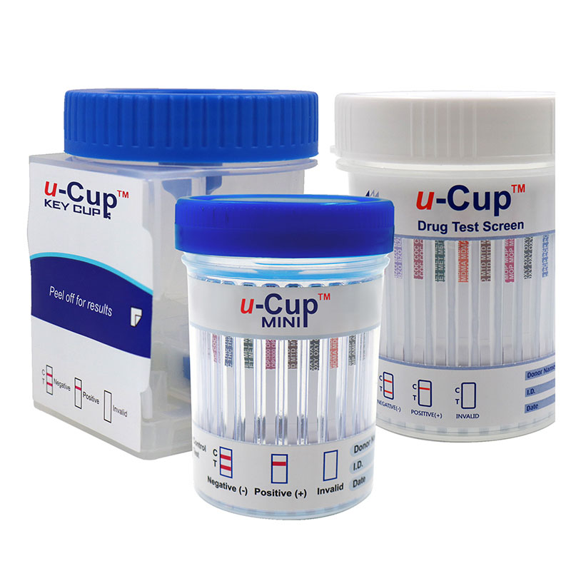 Combinaisons de tasses de test d'urine multi-drogues de vente chaude vadrouille de test rapide/thc/opi
