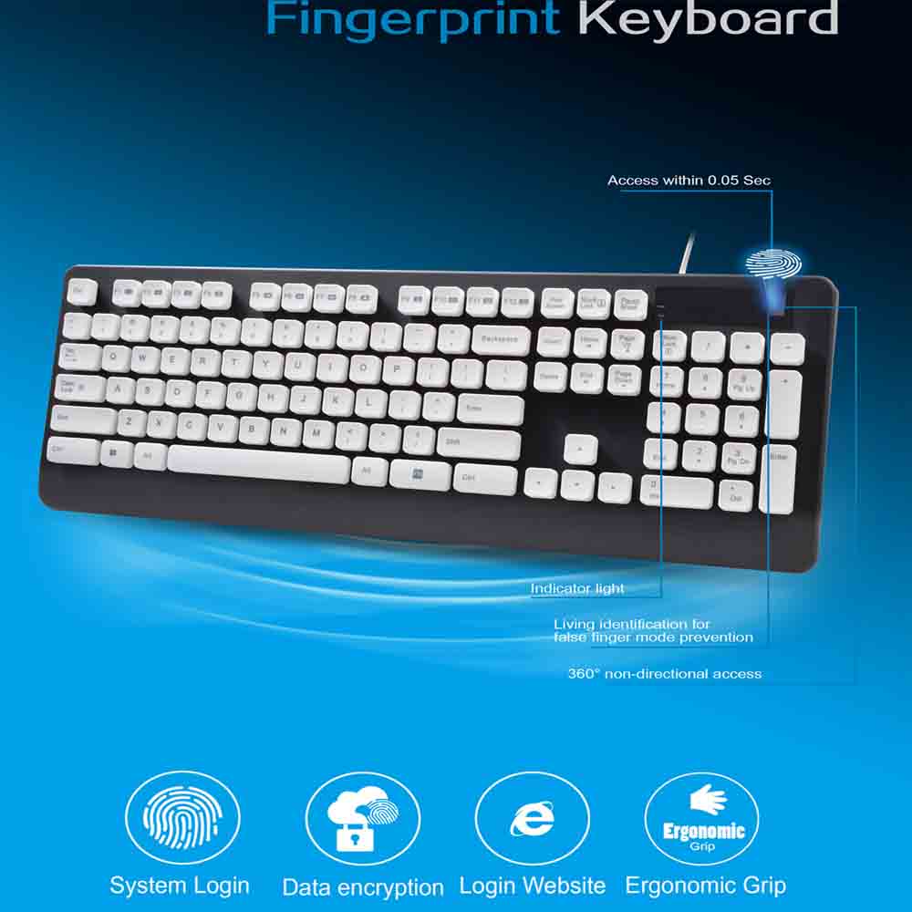 Clavier biométrique USB Microsoft