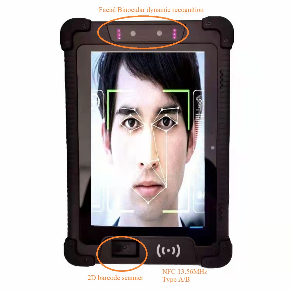 Tablette avec reconnaissance faciale