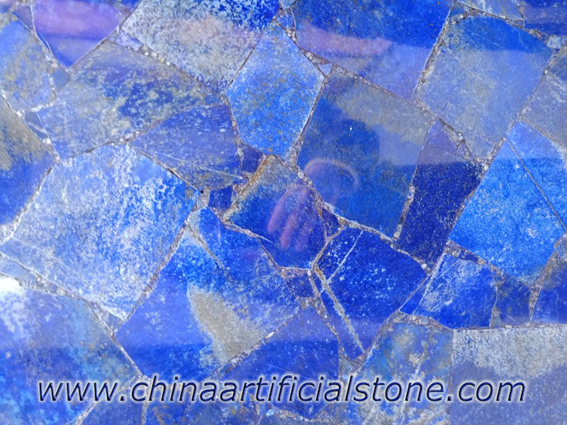 Carreaux de motif Lapis Lazuli Cross Cut