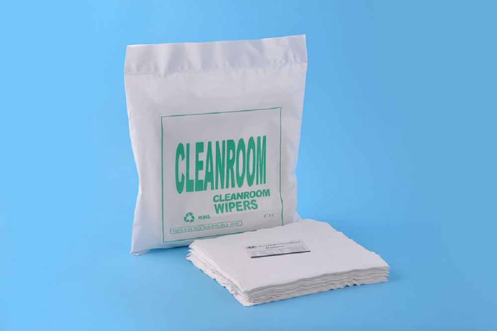 Chiffons de nettoyage en polyester pour salle blanche de classe 1000