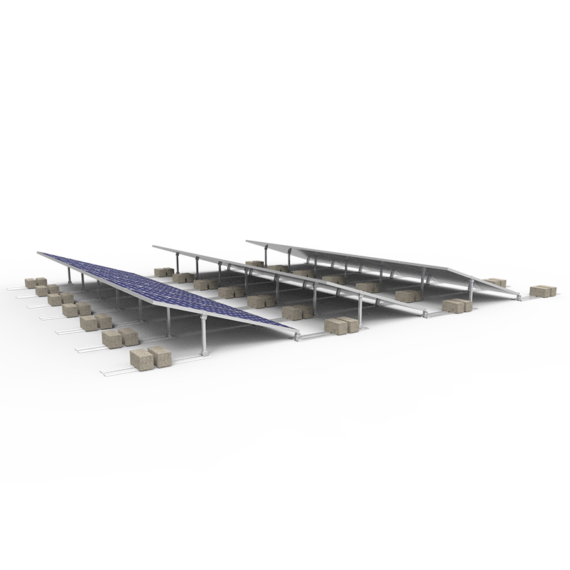 Système de montage de toit plat de ballast non pénétrant

