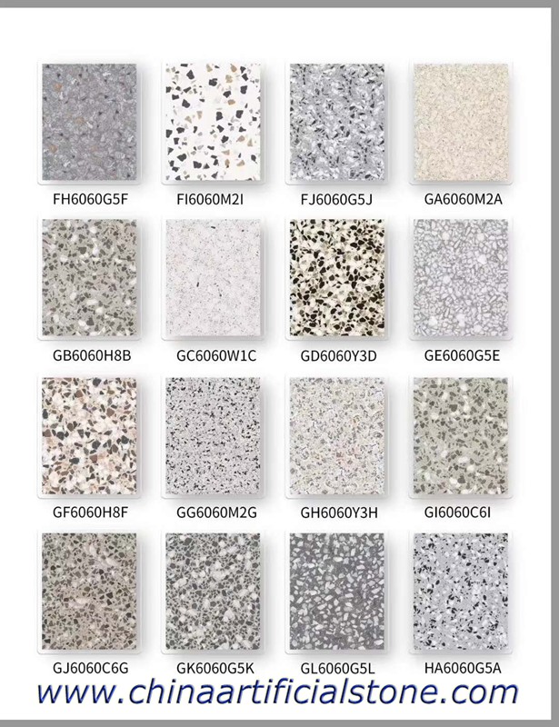 Grès Cérame Aspect Terrazzo 600x600mm