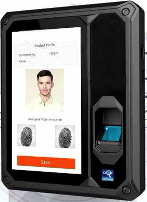 AADHAAR STQC Certifié 7 pouces 3G Android Machine biométrique d'assistance de temps d'empreintes digitales
