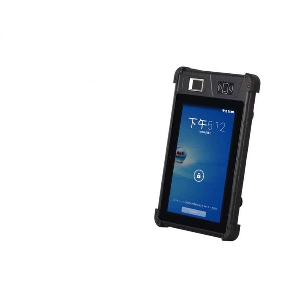 Tablette d'empreintes digitales biométrique Android 4G bon marché de 8 pouces pour l'enregistrement de Telcom Sim
