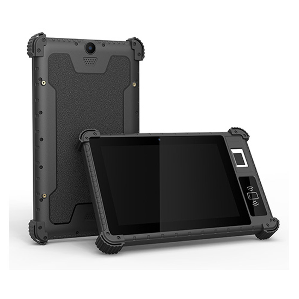 4G IP65 Robuste 8 pouces Android Biométrique Fingerprint Time Attendance System Tablet avec batterie de secours
