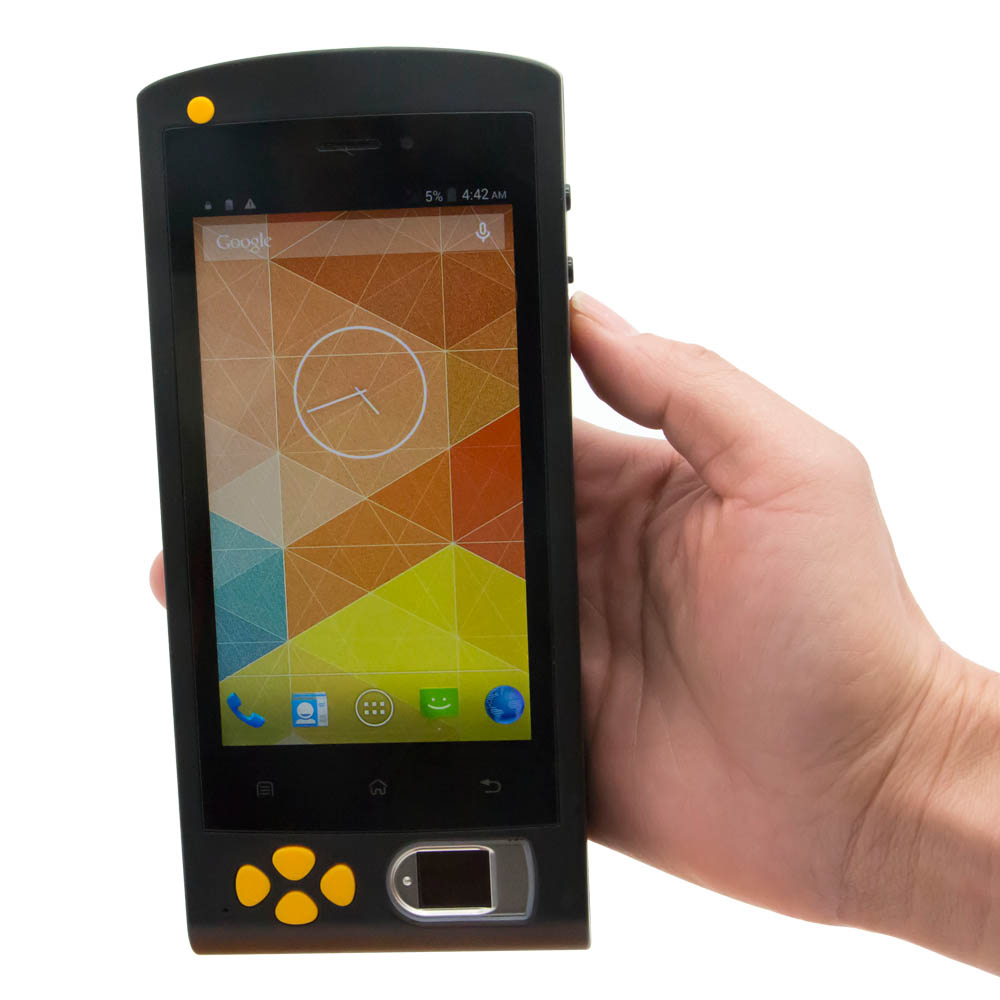 Dispositif d'identification d'empreintes digitales biométrique Android NFC 4G portable
