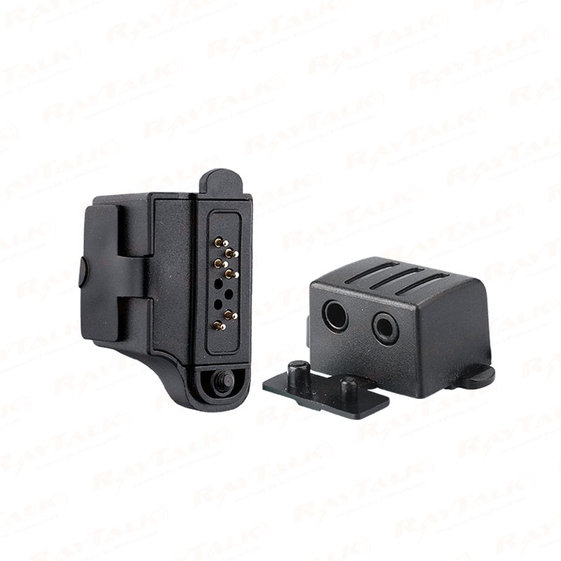 Adaptateur d'écouteur walkie AP-06-connecteur multi-broches Icom IC-F50/F51/F30GS vers connecteur radio 2 broches
