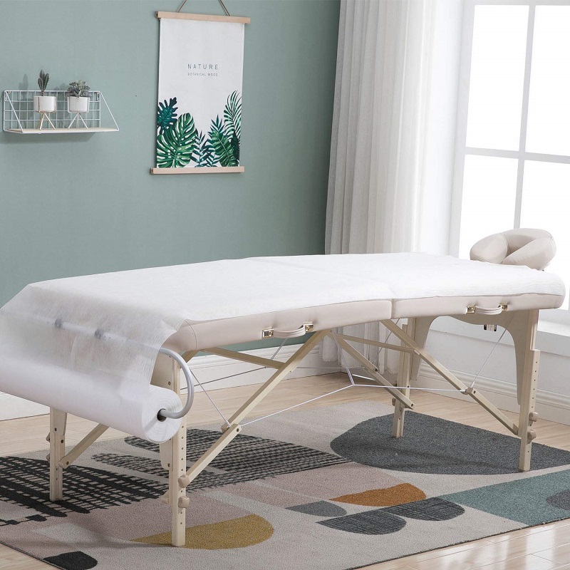 Rouleau de papier de table de massage jetable SPA
