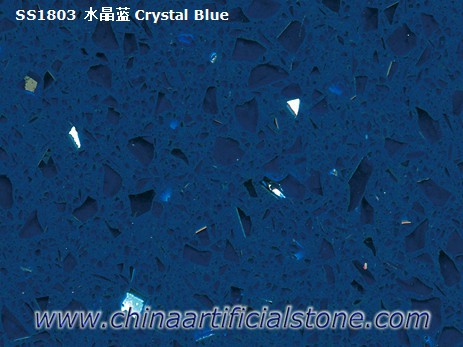 Bleu cristal foncé Bleu stellaire Bleu étoilé Pierre de quartz
