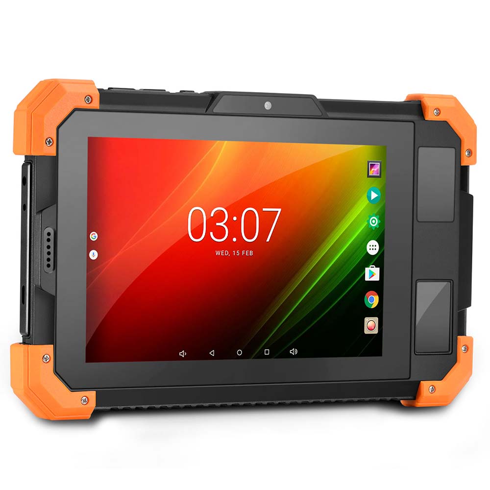 Tablette d'empreintes digitales biométriques Android 4G de présence de temps d'IRIS robuste de 7 pouces
