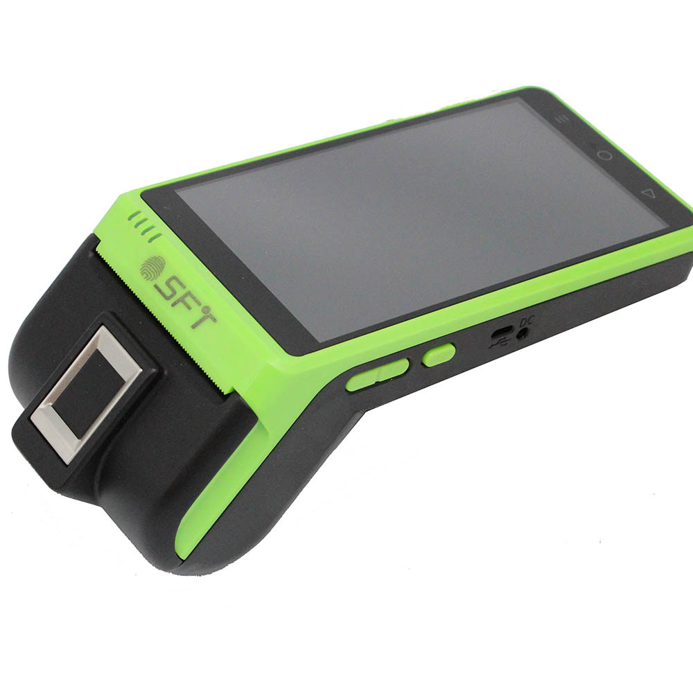 Terminal PDA intelligent d'empreintes digitales biométrique tenu dans la main de modèle ISO19794 de SFT avec l'imprimante
