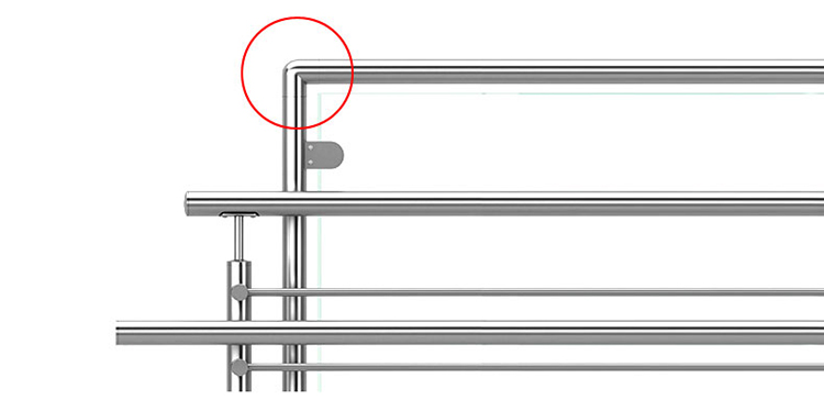 coude à rainure en acier inoxydable 316