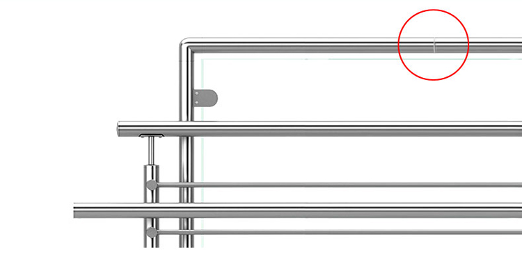 Coude à 180 degrés en acier inoxydable 316L