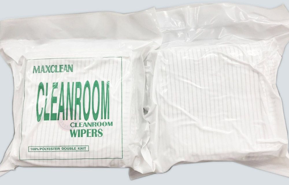 Lingettes conductrices pour salle blanche en fibre de polyester de 9*9 pouces