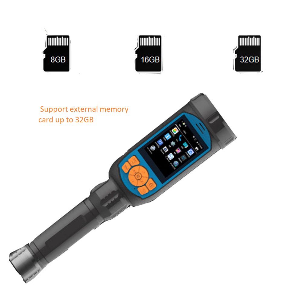 Torche de patrouille de garde de sécurité RFID