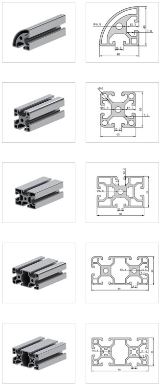 Profilé en aluminium extrudé