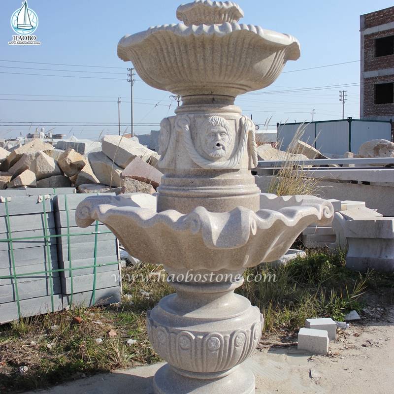 Jardin d'eau en marbre sculpté à la main en pierre naturelle décorer la fontaine
