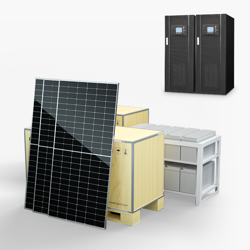 Le système PV de kits de panneaux solaires hors réseau pour une utilisation commerciale en usine
