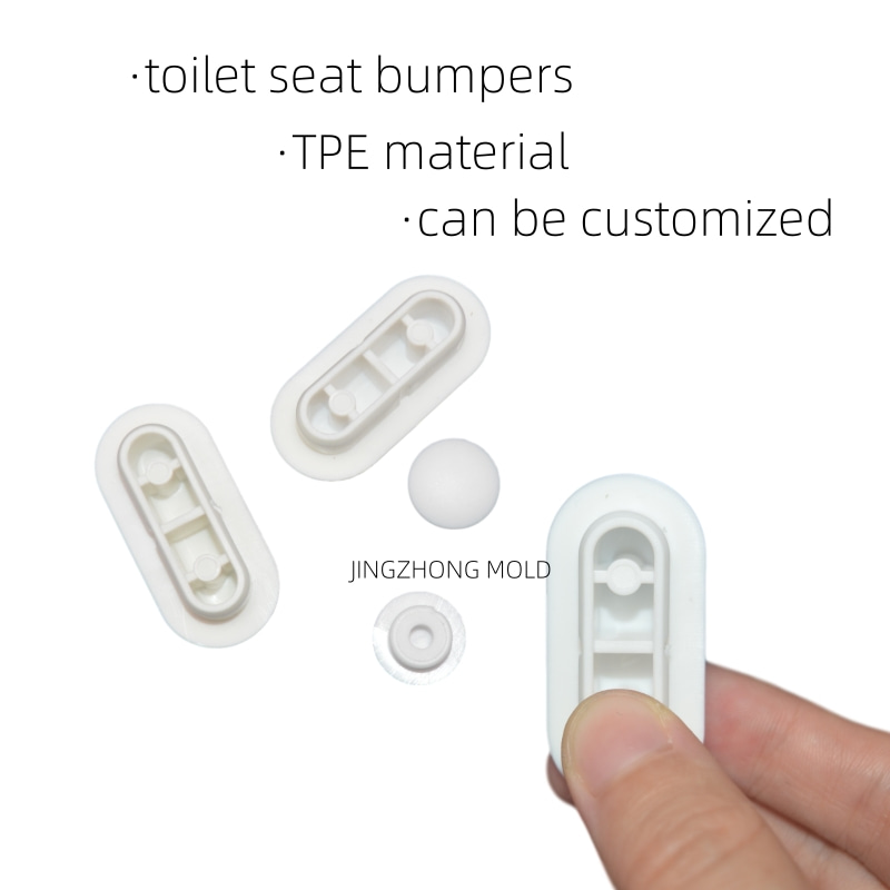 Pare-chocs de couverture de siège de toilette en matériau TPE
